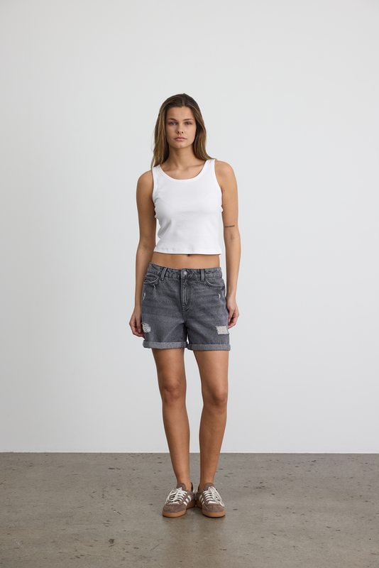 Thumbnail - Noisy May NMSMILEY NW SHORTS DEST VI594DG NOOS Short grau in M