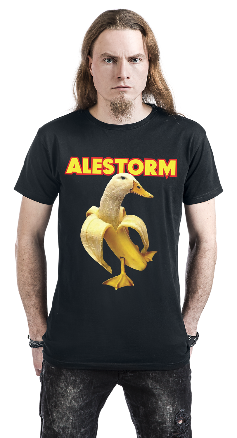 Alestorm Banana Duck T-Shirt schwarz