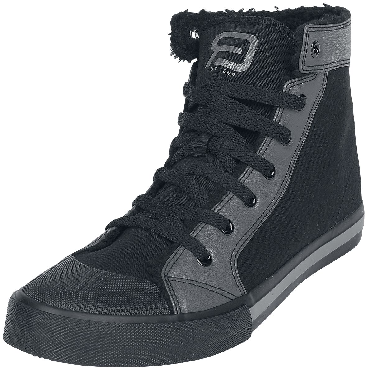 Gefütterte Sneaker Sneaker high schwarz/grau von RED by EMP