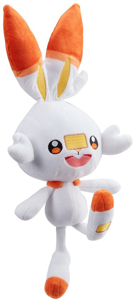 Pokémon Scorbunny (Hopplo) Plüschfigur blau