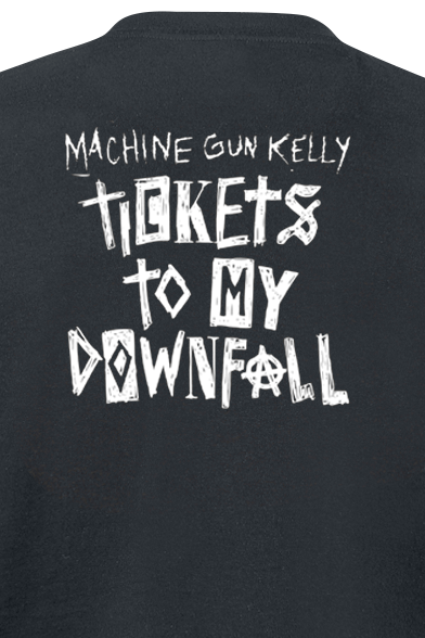 Machine Gun Kelly Tickets To My Downfall Sneakers T-Shirt schwarz