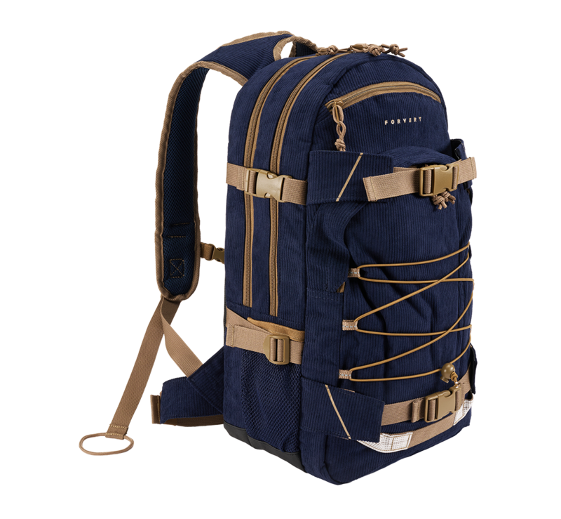 Forvert  Backpack - Cord Laptop Louis - navy-beige
