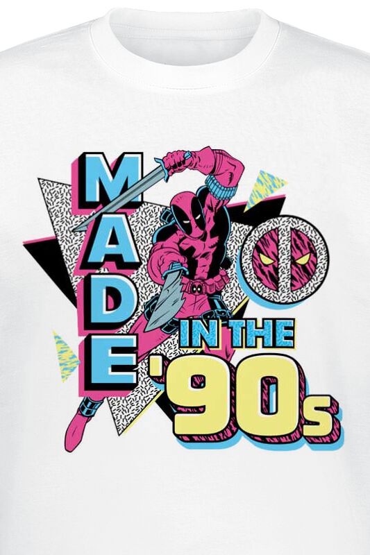 Männer Bekleidung Made In The 90s | Deadpool T-Shirt