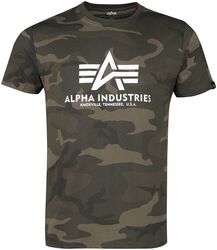 BASIC T CAMO, Alpha Industries, T-Shirt