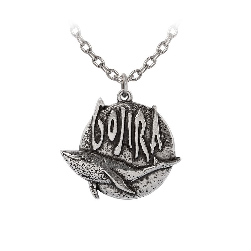 Pendentif  de Gojira - Whale Pendant - pour Femme - couleur argent