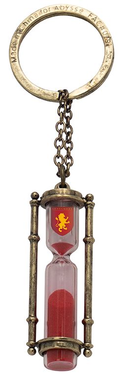 Harry Potter Gryffindor Hourglass Keyring Pendant red