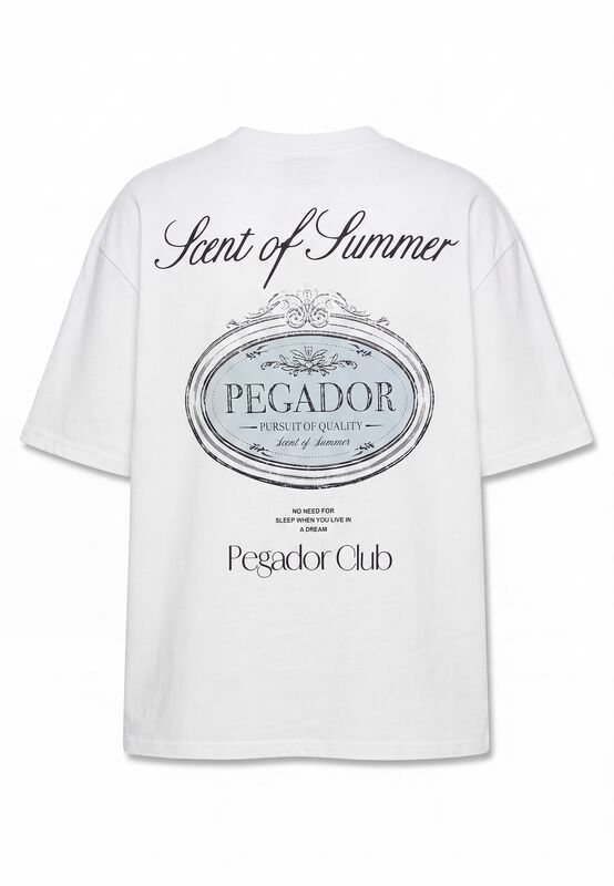 Oversized T-skjorte  av Pegador - Ramon Oversized Tee - Herrer - hvit