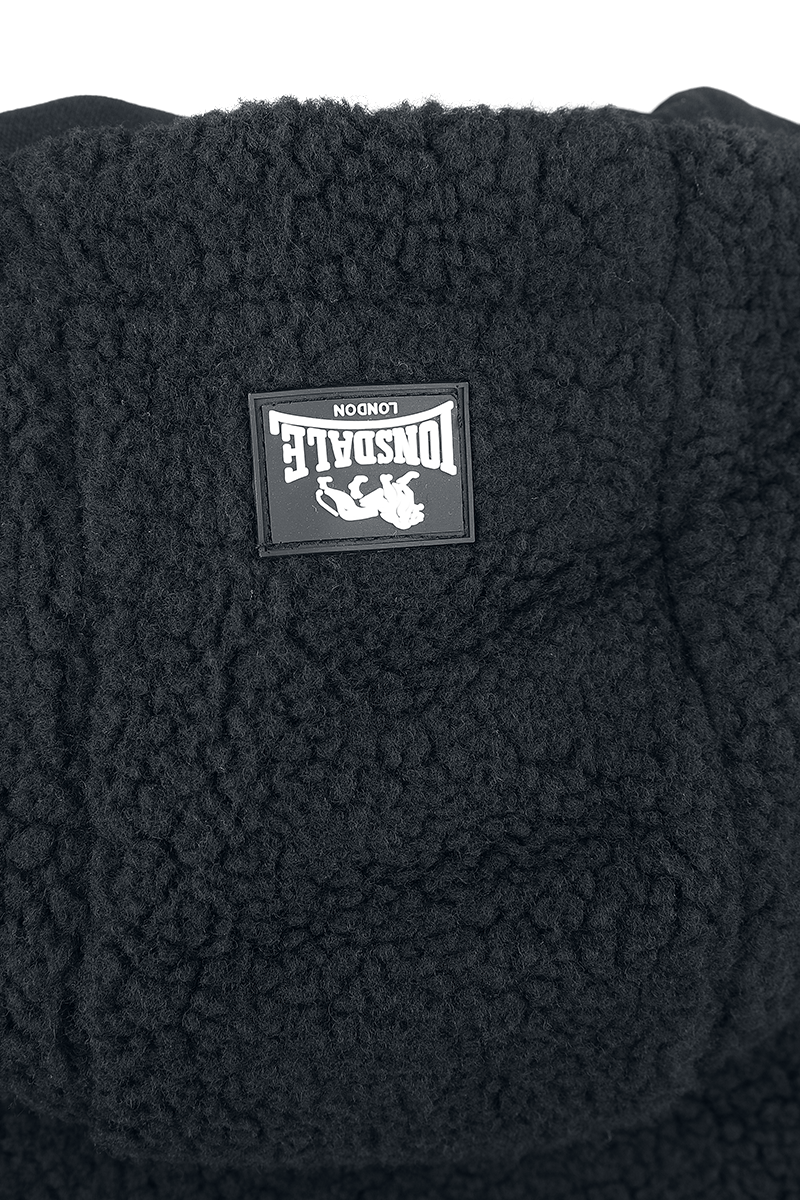 Lonsdale London NEWCHAPEL Kapuzenpullover schwarz