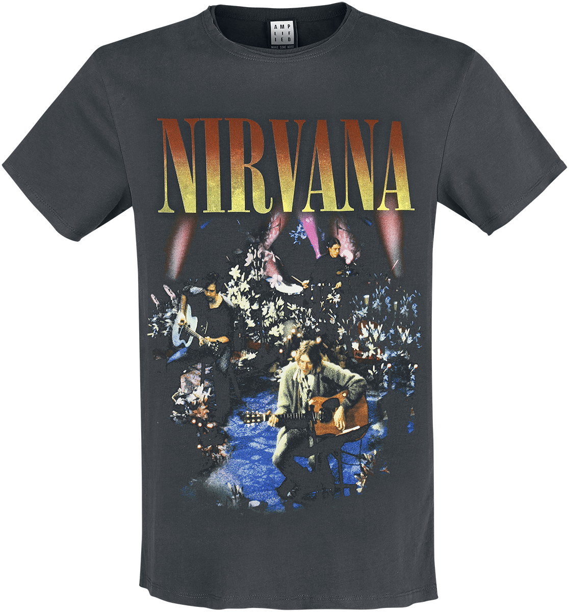 Nirvana - Amplified Collection - Live In New York - T-Shirt - charcoal image