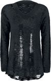 Destroyed Knitted Sweater, Forplay, Sweatshirt