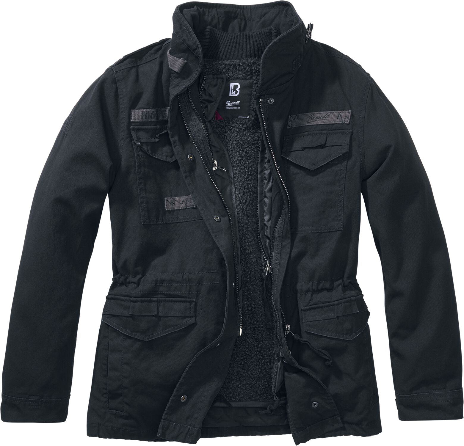 Brandit Winterjacke - Ladies M65 Giant Jacket - XS bis 5XL - für Damen - Größe 4XL - schwarz