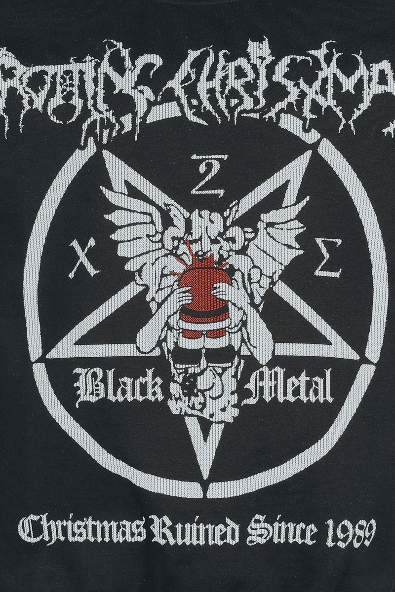 5056365736868 - Holiday Sweater - Christmas Ruined Since 1989 Weihnachtspullover schwarz in L 5056365736868 - Holiday Sweater - Christmas Ruined Since 1989 Weihnachtspullover schwarz in L