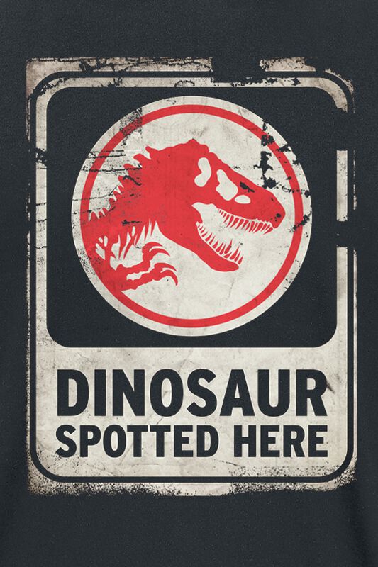 Männer Bekleidung Jurassic World - Dinosaur Spotted Here| Jurassic Park T-Shirt