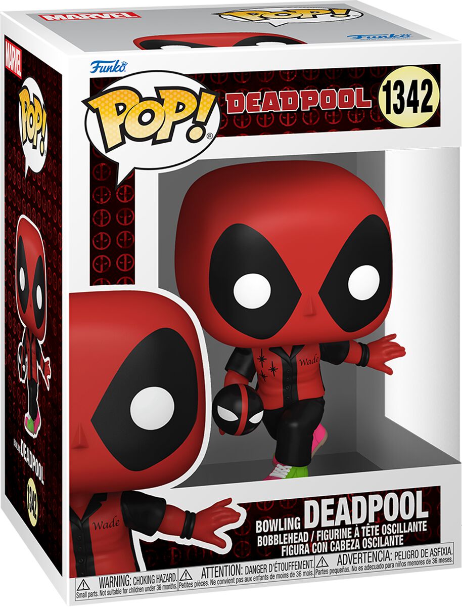 Deadpool - Bowling Deadpool Vinyl Figur 1342 - Funko Pop! Figur - multicolor