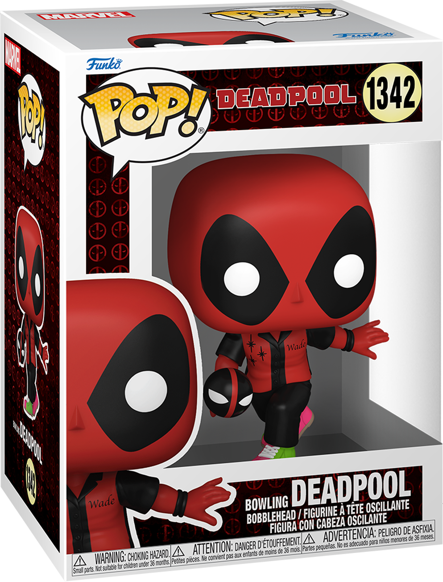Deadpool - Bowling Deadpool Vinyl Figur 1342 - Funko Pop! Figur - multicolor