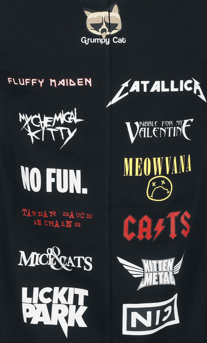 Thumbnail - Grumpy Cat Everything Sucks - Festival Top schwarz in XXL