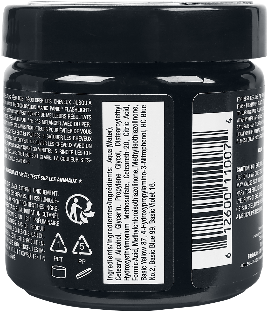 Manic Panic - Gothic Haar-Farben - Raven Black - Classic - schwarz