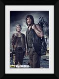 Daryl and Carol, The Walking Dead, Gerahmtes Bild