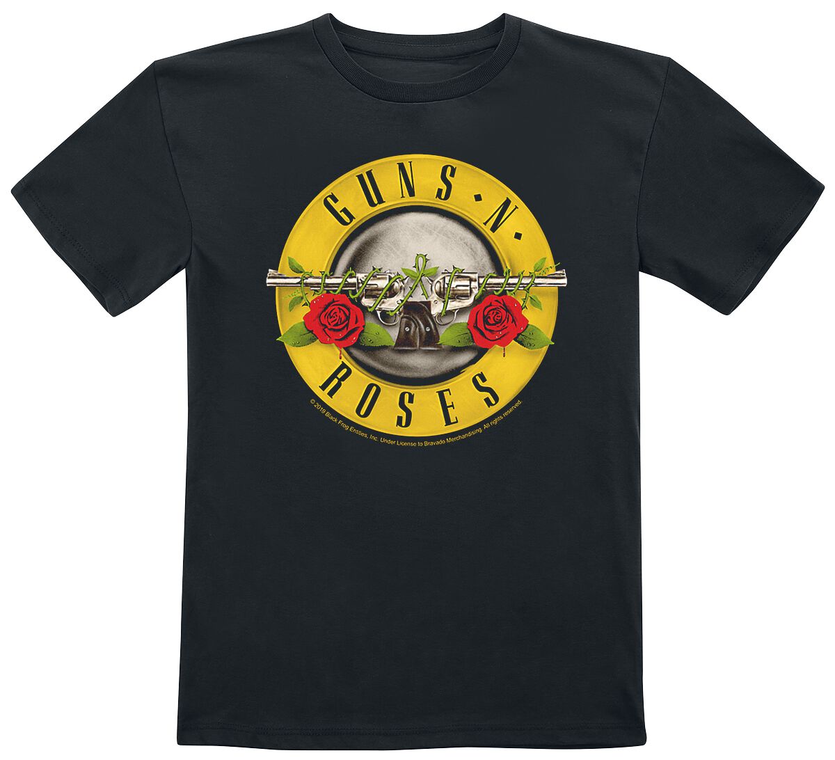 Image of Guns N' Roses Metal-Kids - Bullet Kinder-Shirt schwarz