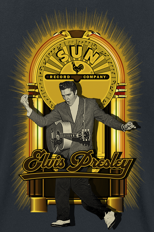 Presley, Elvis Dancing T-Shirt schwarz
