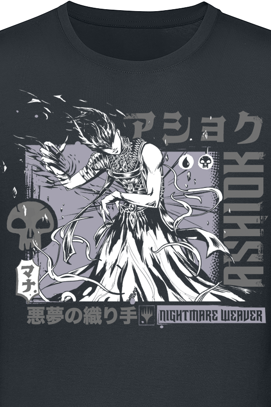 Magic: The Gathering - Gaming T-Shirt - Ashiok - S bis L - für Männer - Größe S - schwarz  - EMP exklusives Merchandise!