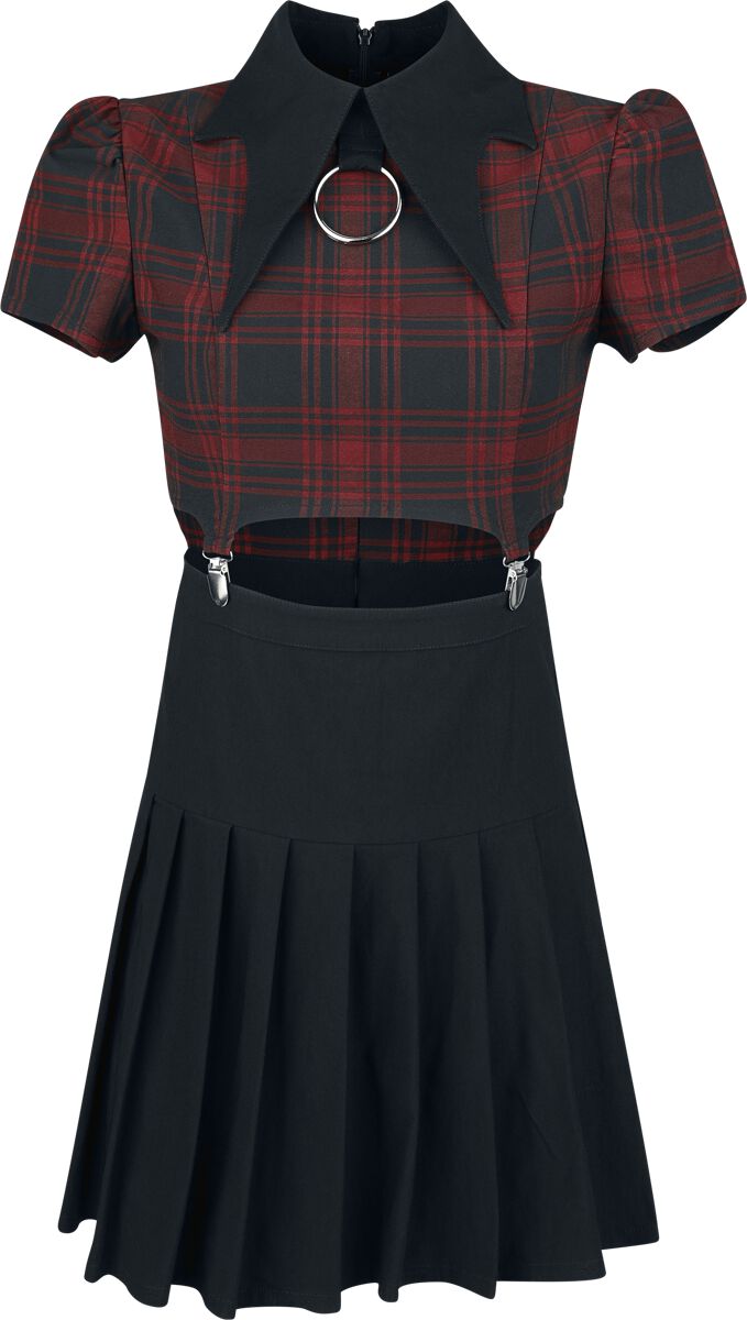 Killstar Kort klänning - Exklusive Tartan Collection – Darita Suspender Dress - XS XXL - för Dam - flerfärgad