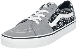 Sk8-Low Paisley Gray/True White, Vans, Sneaker