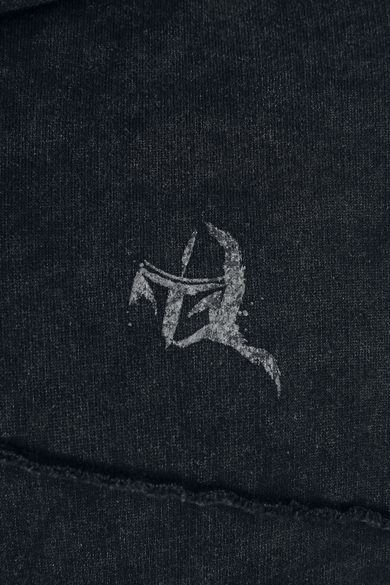 Thumbnail - Star Wars The Mandalorian - Logo Kapuzenpullover schwarz in XXL