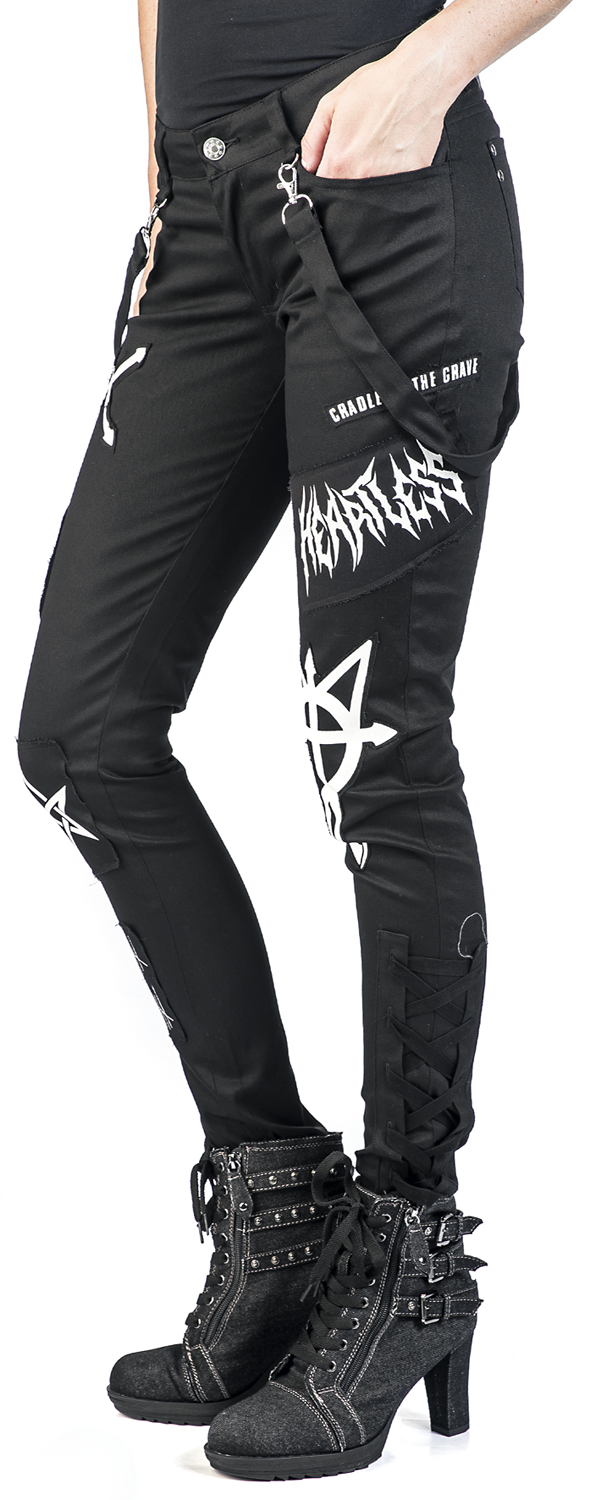 Heartless Bruja Pants Jeans schwarz