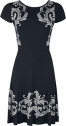 Kleid mit Ornamenten, Black Premium by EMP, Kurzes Kleid