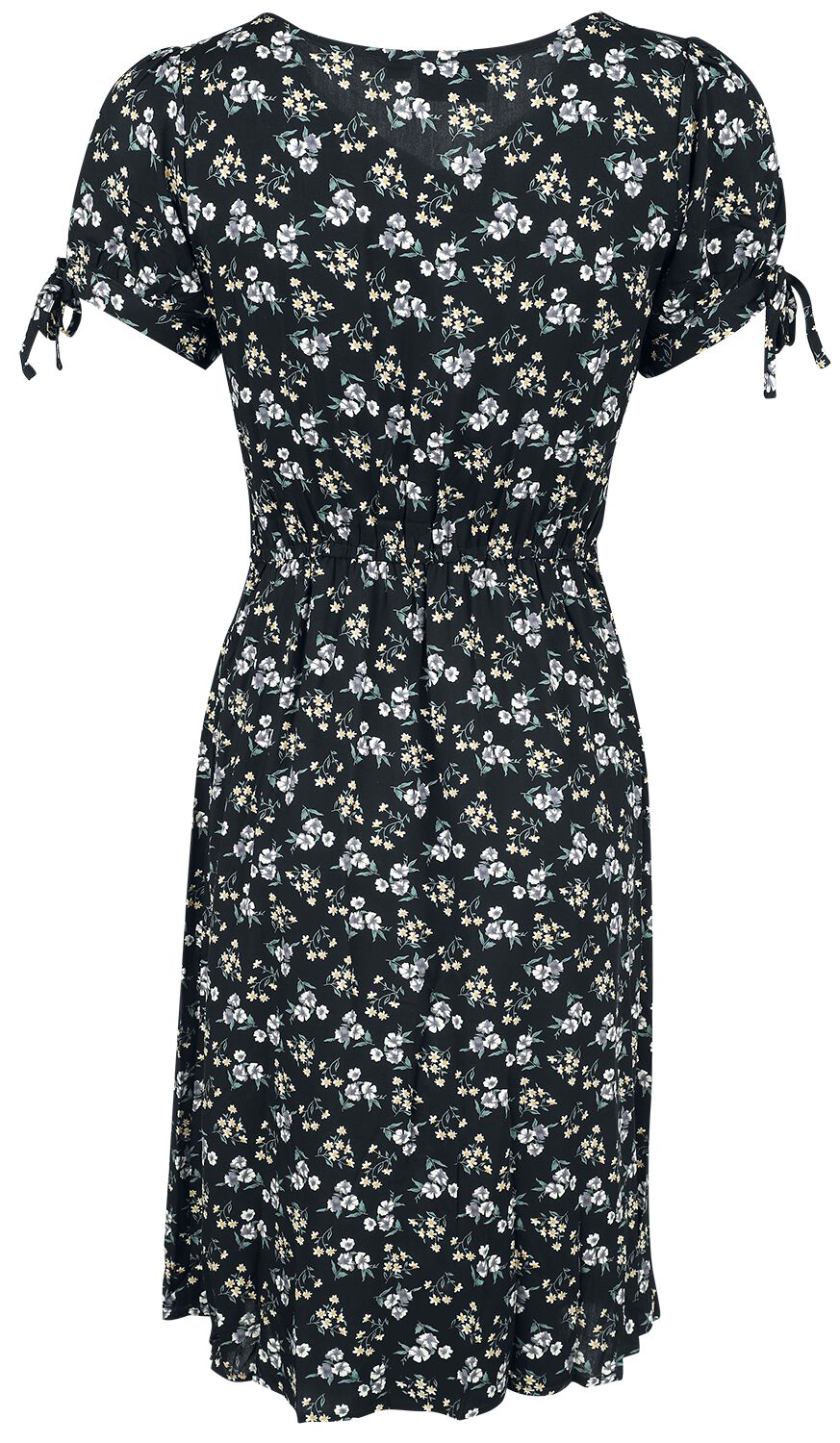 Ditsy Floral Tie Sleeve Dress | Voodoo Vixen Mittellanges Kleid