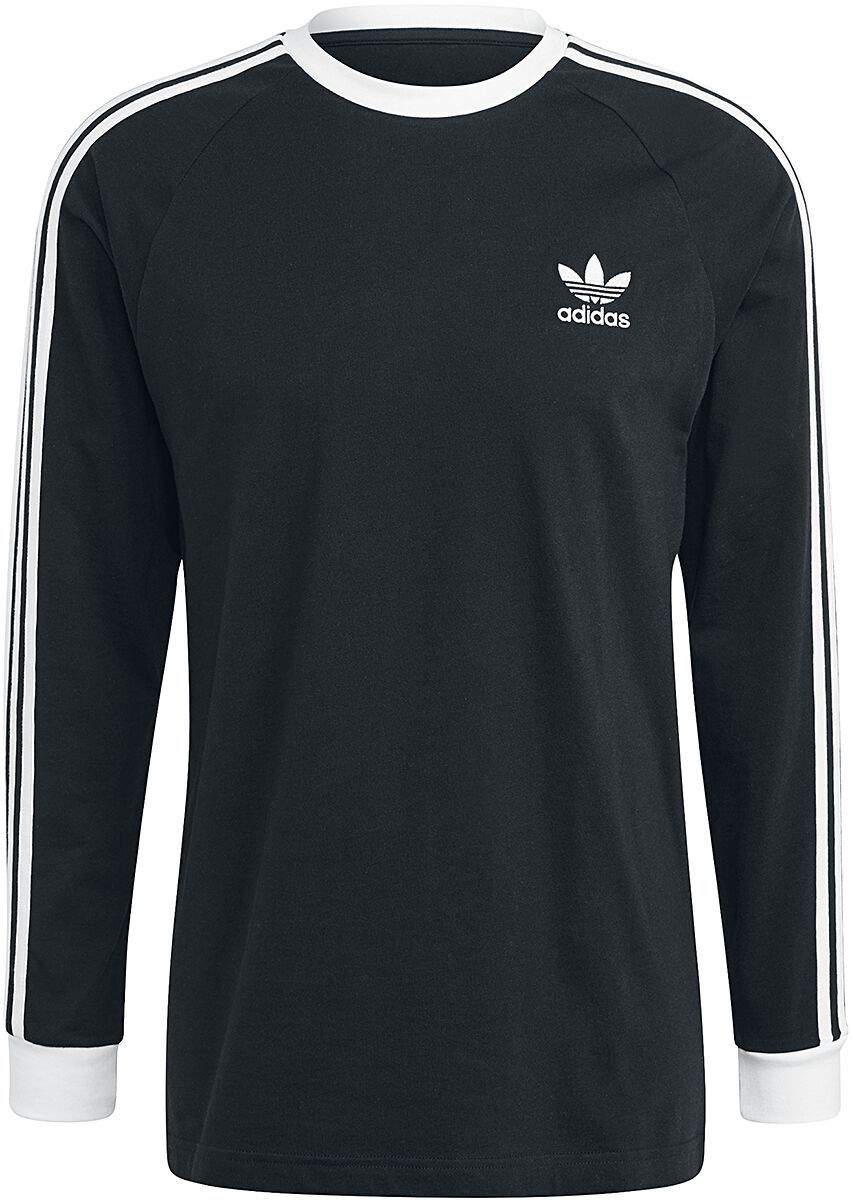 Adidas 3 Stripes LS T Long-sleeve Shirt black