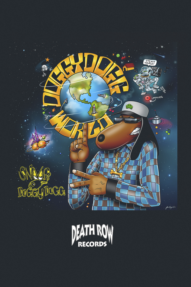 Death Row Records Doggy Dogg World T-Shirt schwarz