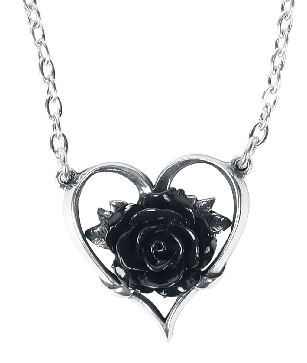 0664427055922 - Heart of Blackness Halskette schwarz silberfarben