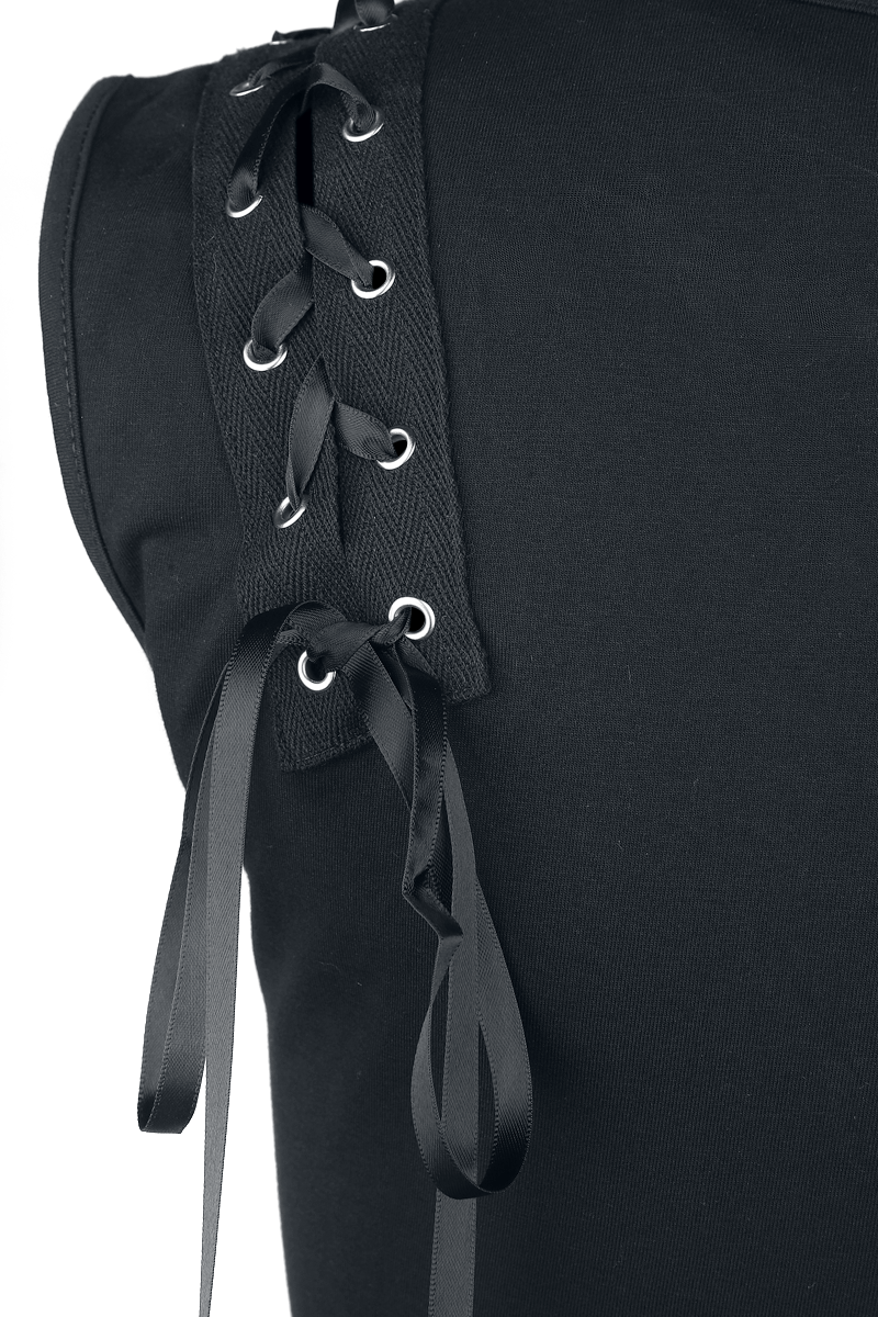 Jawbreaker Devouring The Sun Dress Kurzes Kleid schwarz weiß