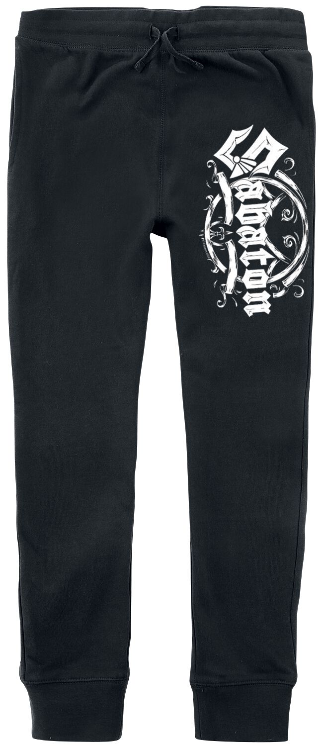 Pantalon de survêtement de Sabaton - Metal Kids - Crest - 104 - pour filles & garçonse - noir