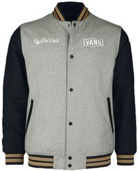 CHECKERBOARD RESEARCH VARSITY JACKET
