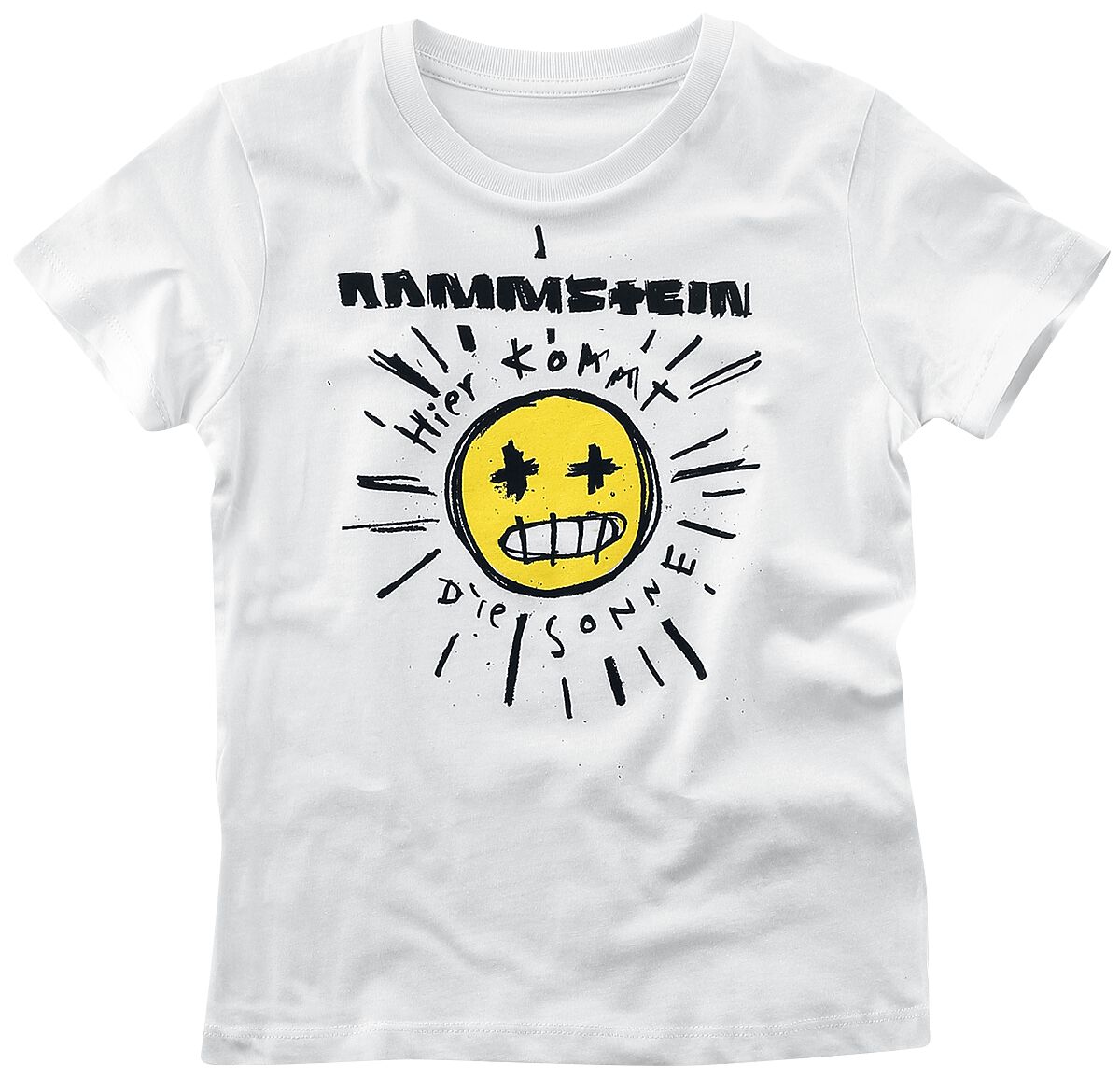 T-shirt de Rammstein - Kids - Sonne - 98/104 à 134/146 - pour filles & garçonse - blanc