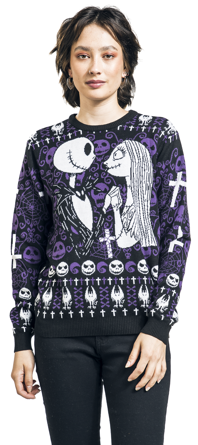 The Nightmare Before Christmas Love Weihnachtspullover multicolor