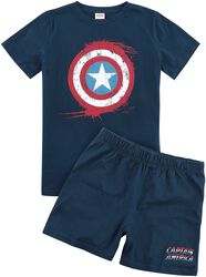 Kids - Shield, Captain America, Kinder-Pyjama