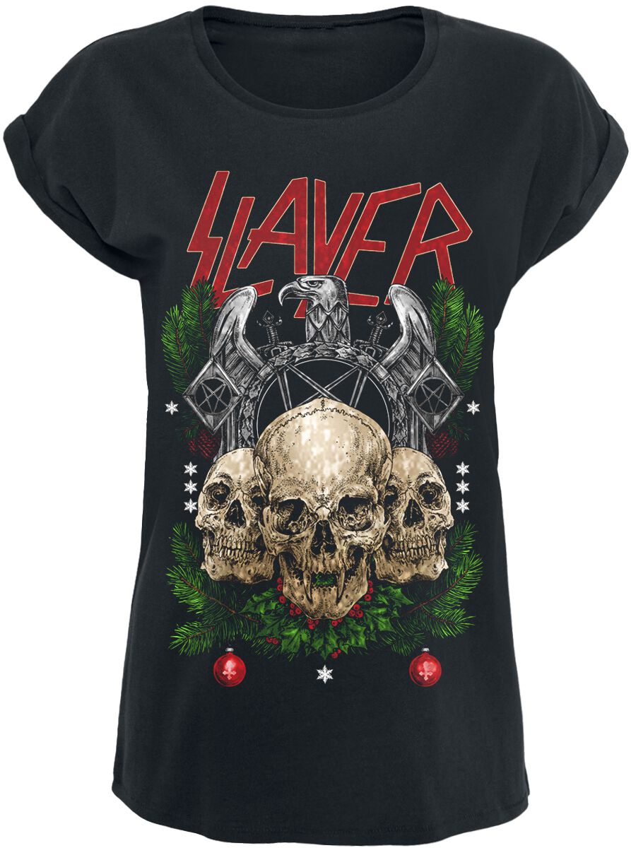 Slayer Eagle Skull & Pine T-Shirt schwarz in 4XL