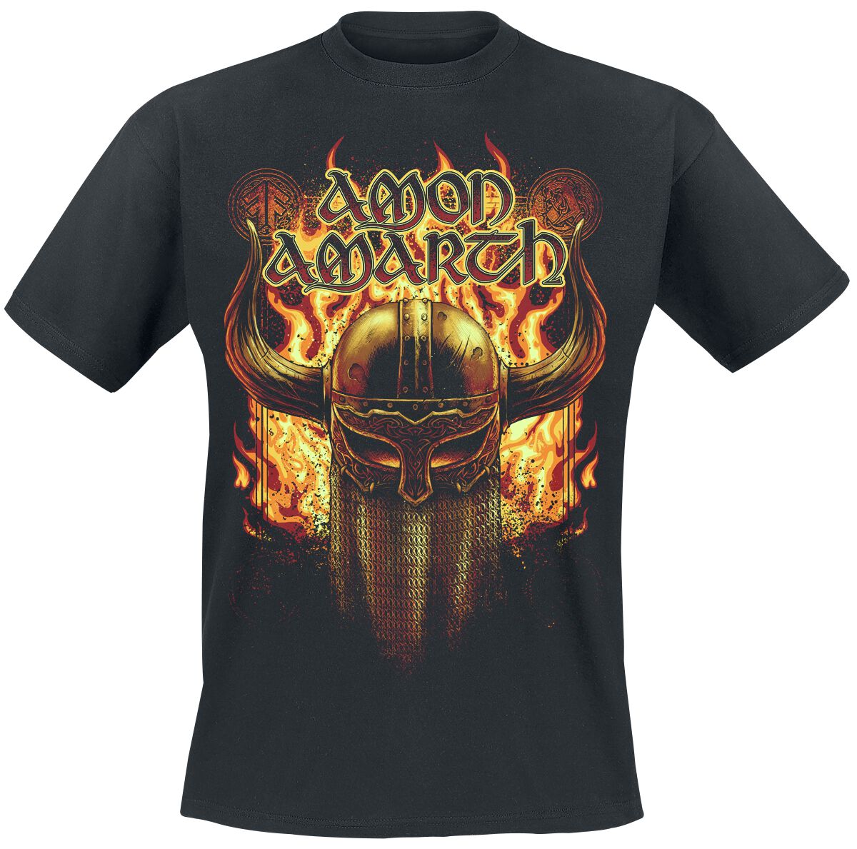 Image of Amon Amarth Helmet T-Shirt schwarz