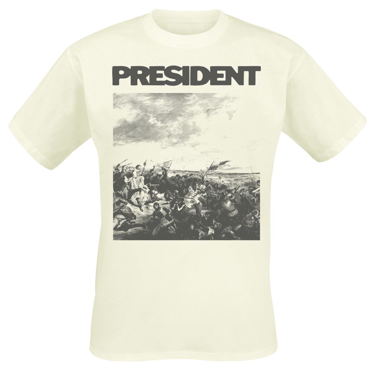 T-Shirt Manches courtes  de President - Blood Of Your Empire Square - S à 3XL - pour Homme - blanc