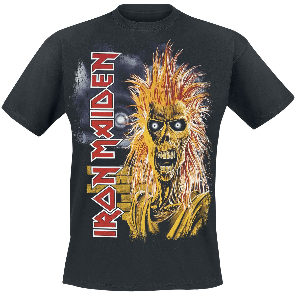 Iron Maiden 1st Album Tracklist T-Shirt schwarz in S