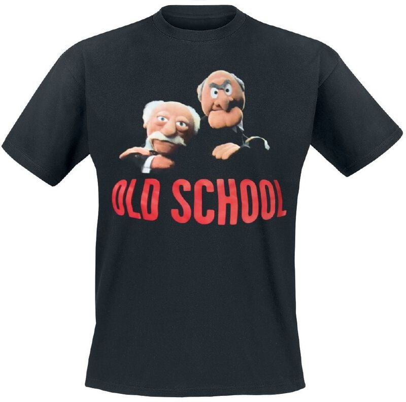 Die Muppets - Disney T-Shirt - Old School - Heavyweight - S bis 5XL - Größe L - schwarz  - Lizenzierter Fanartikel