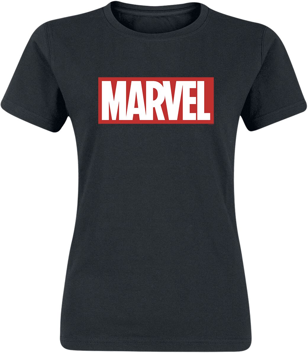 T-Shirt Manches courtes de Marvel - Logo - S à XXL - pour Femme - noir