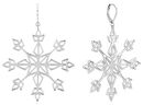 Disney by Couture Kingdom - Large Statement Style Snowflake, Die Eiskönigin, Ohrring