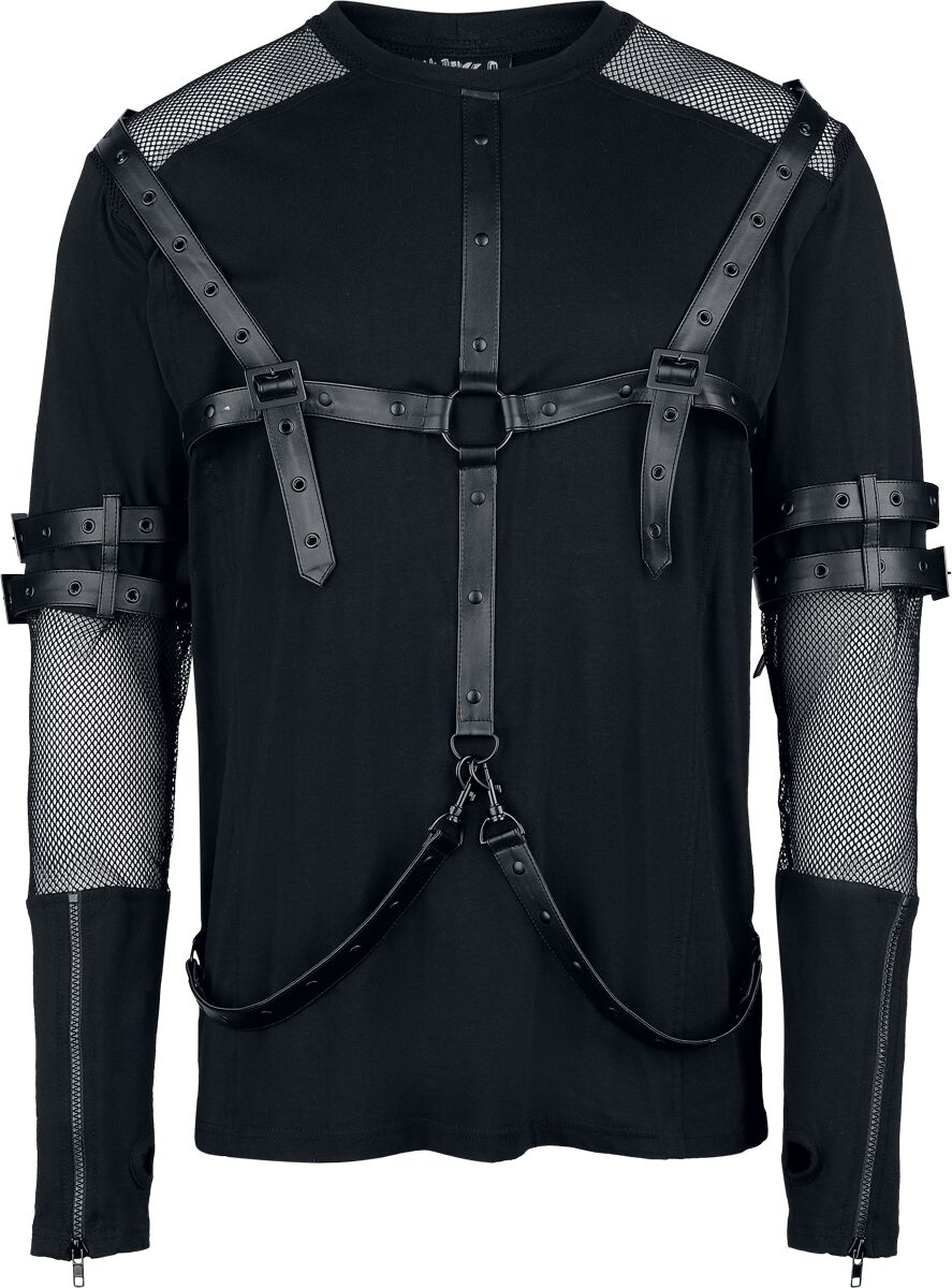 5081944571400 - Harland Top Mens Langarmshirt schwarz in L