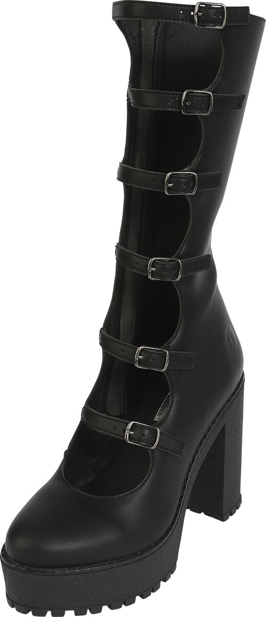 Altercore - Gothic Stiefel - Amber Vegan - EU37 bis EU40 - für Damen - Größe EU40 - schwarz
