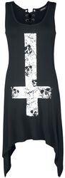 Skull Cross In House Dress, Jawbreaker, Kurzes Kleid